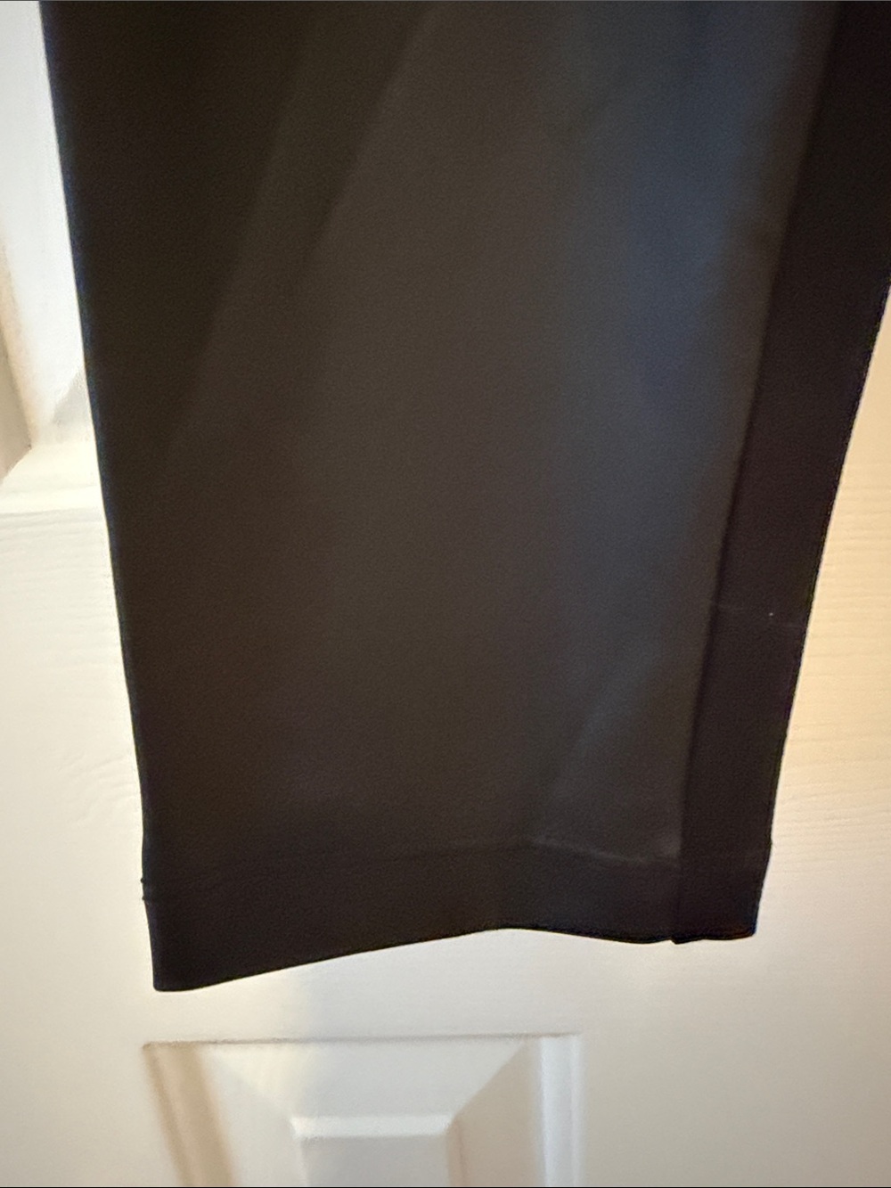Stella & Dot Black Faux Leather Ponte Leggings - Picture 2 of 6